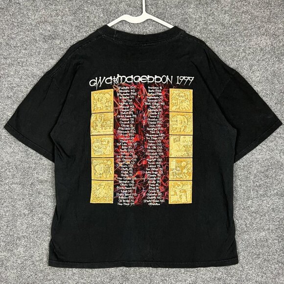 Vintage 1999 GWAR Gwarmageddon Tour T Shirt‎ 100% Cotton Size  L - Picture 3 of 8